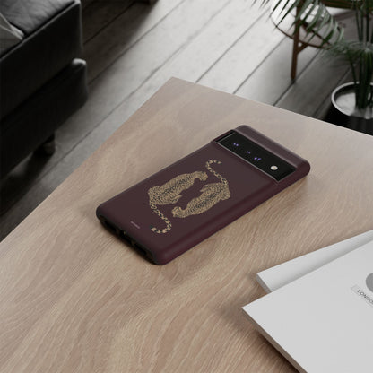 Burgundy Cheetah Tough Case