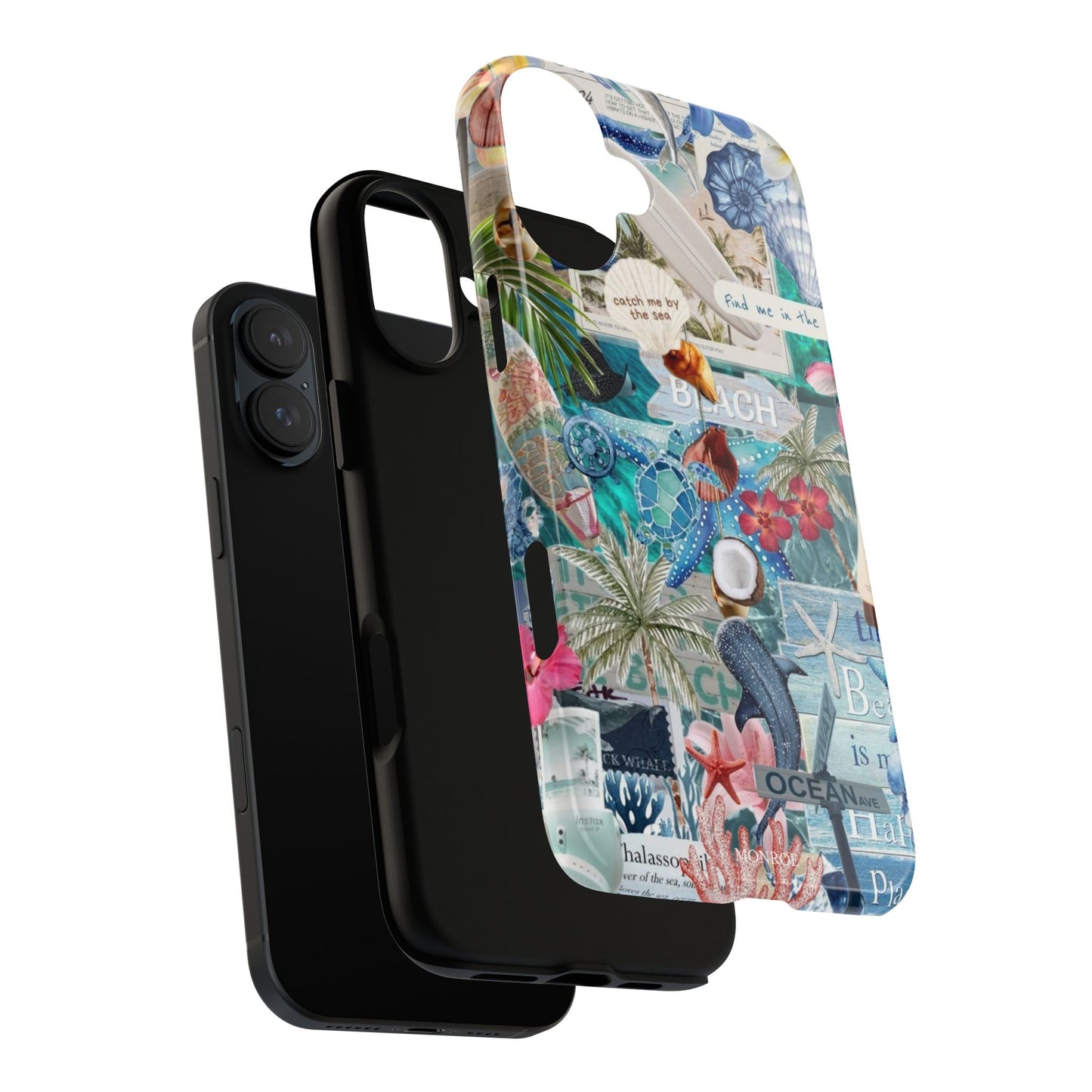 Tropical Beach Collage Tough Case