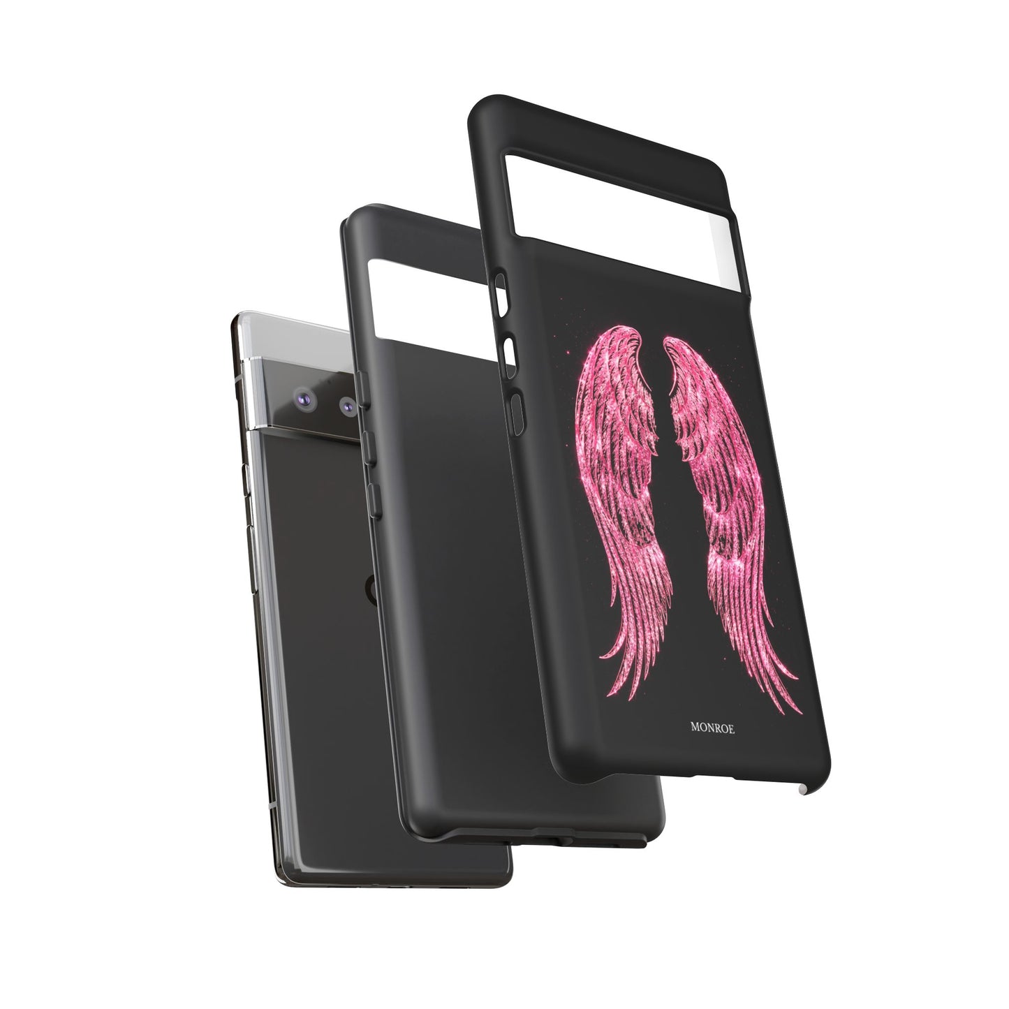 Pink Glitter Angel Tough Case