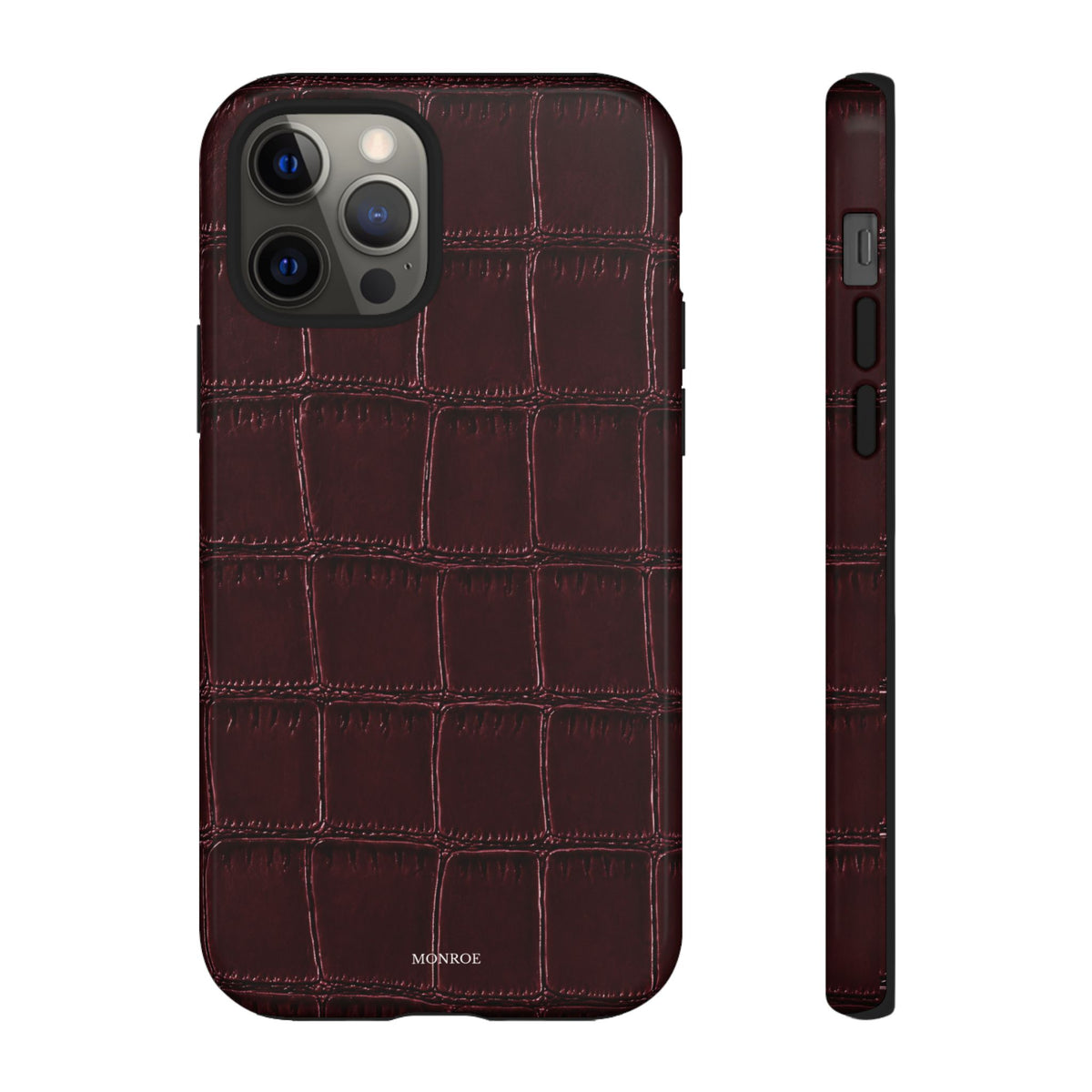 Burgundy Croc Tough Case
