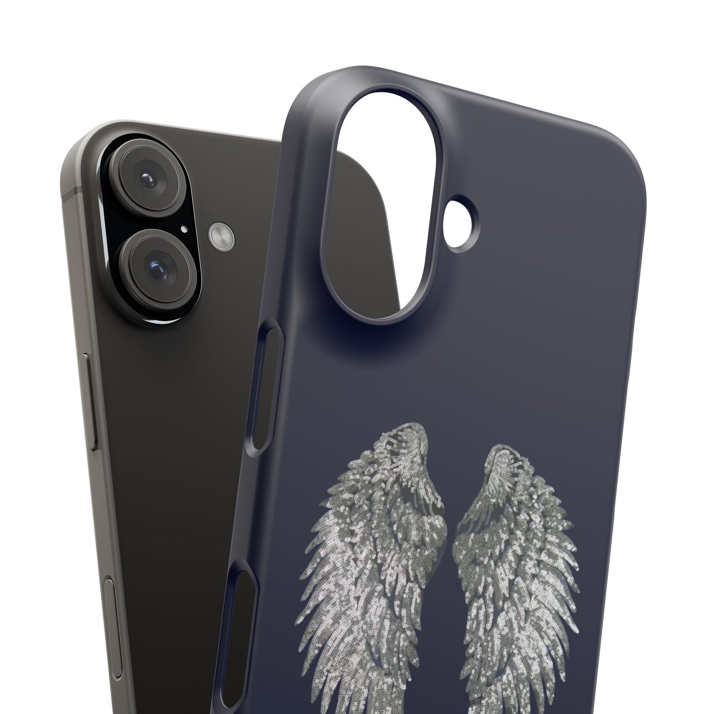 Navy Angel Wings Case