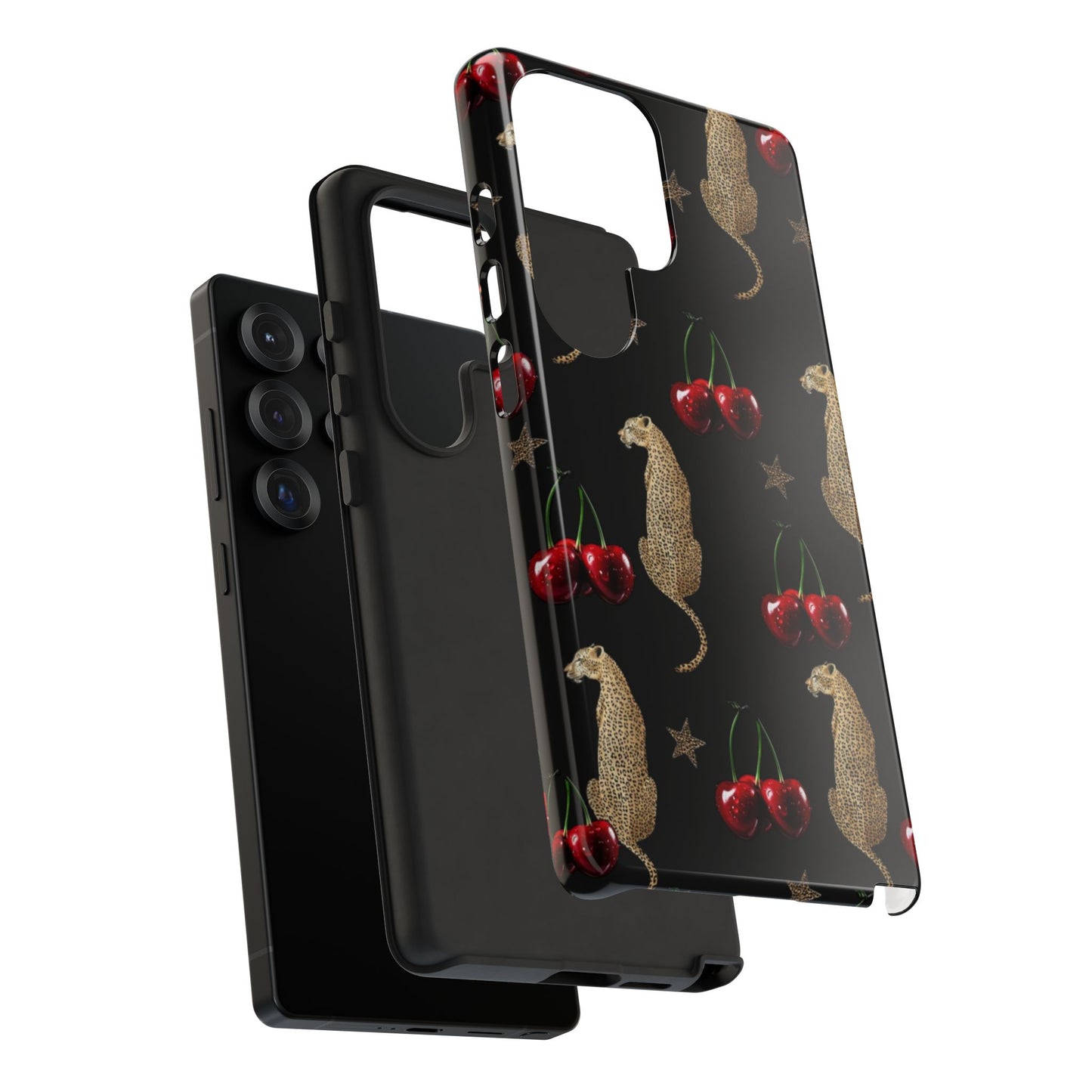 Leopard & Cherry Tough Case