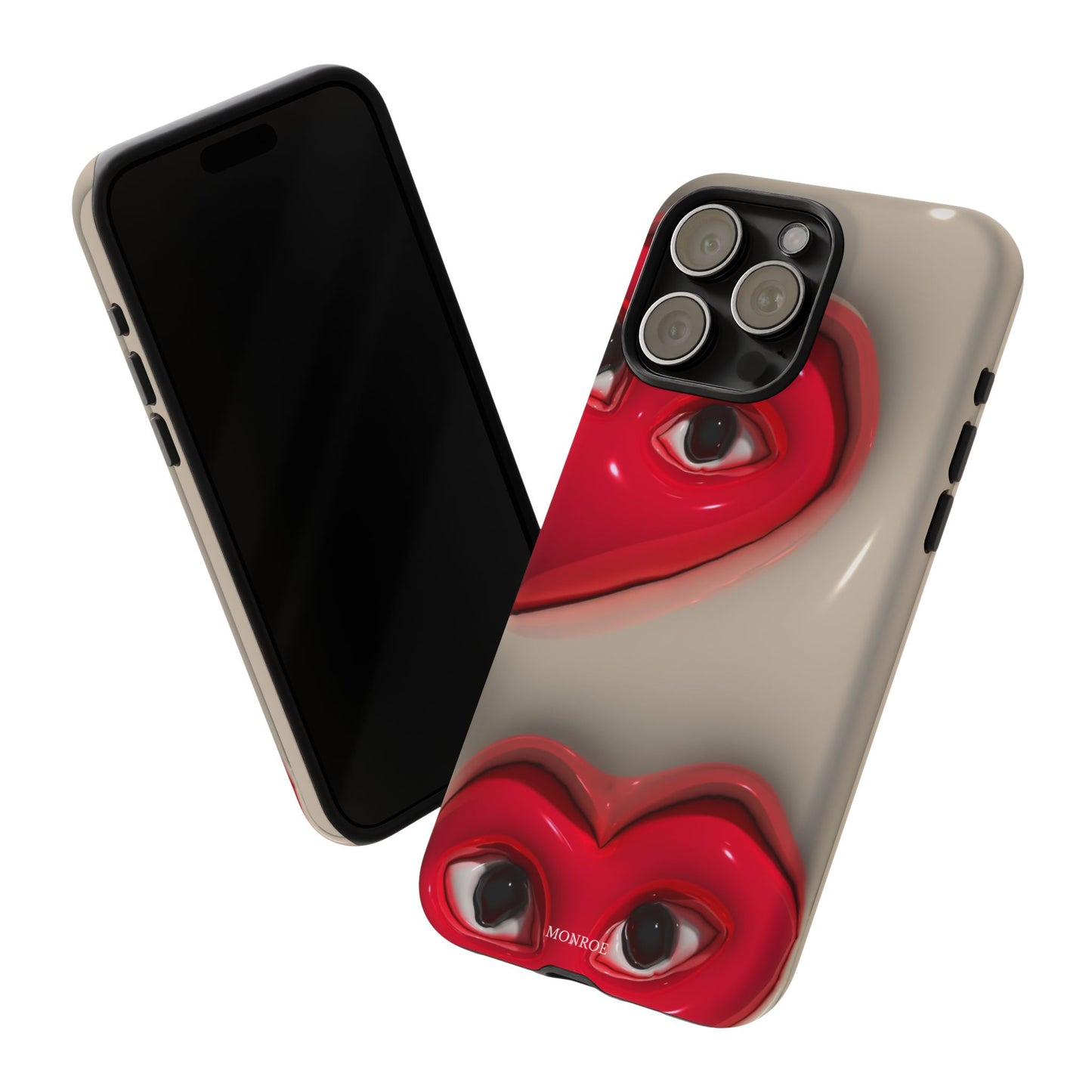 Red Heart Eyes Tough Case