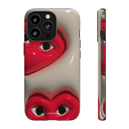 Red Heart Eyes Tough Case