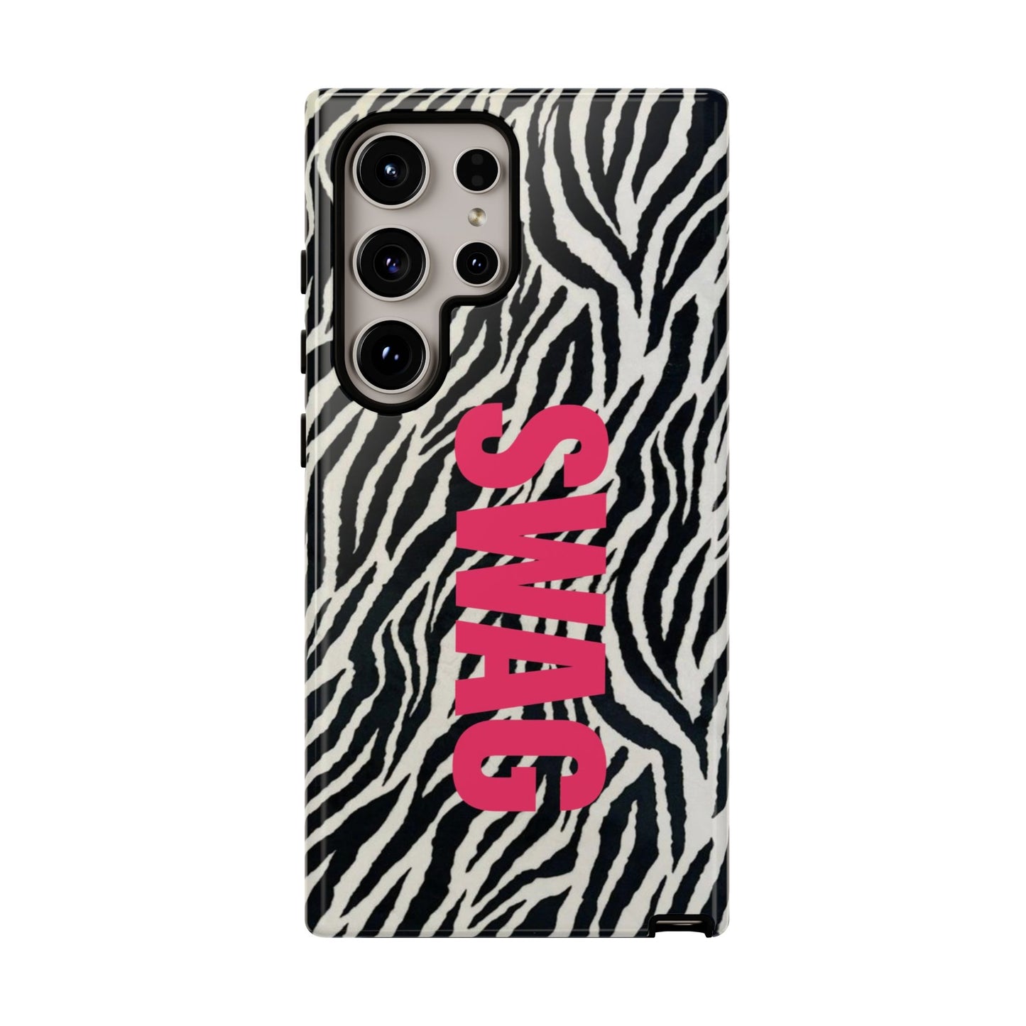 Zebra Print  "SWAG" Tough Case