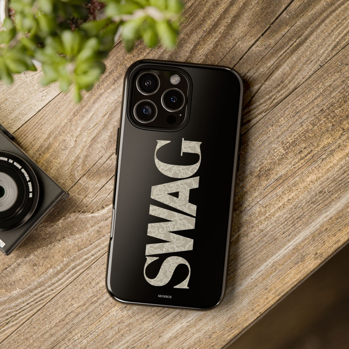 Lace Swag Black Tough Case