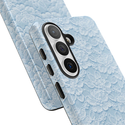 Glacier Blue Lace Tough Case
