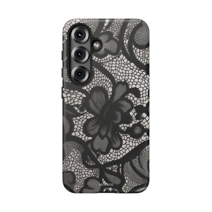 Black Vintage Lace Tough Case