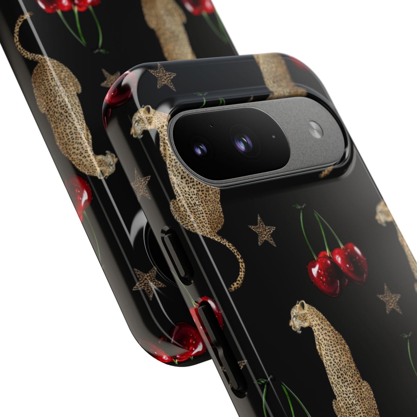 Leopard & Cherry Tough Case