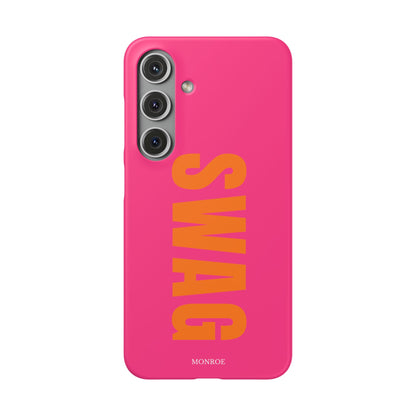 Bold Pink "SWAG" Case