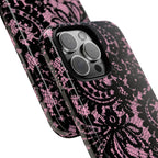 Pink Lace Pattern Tough Phone Case
