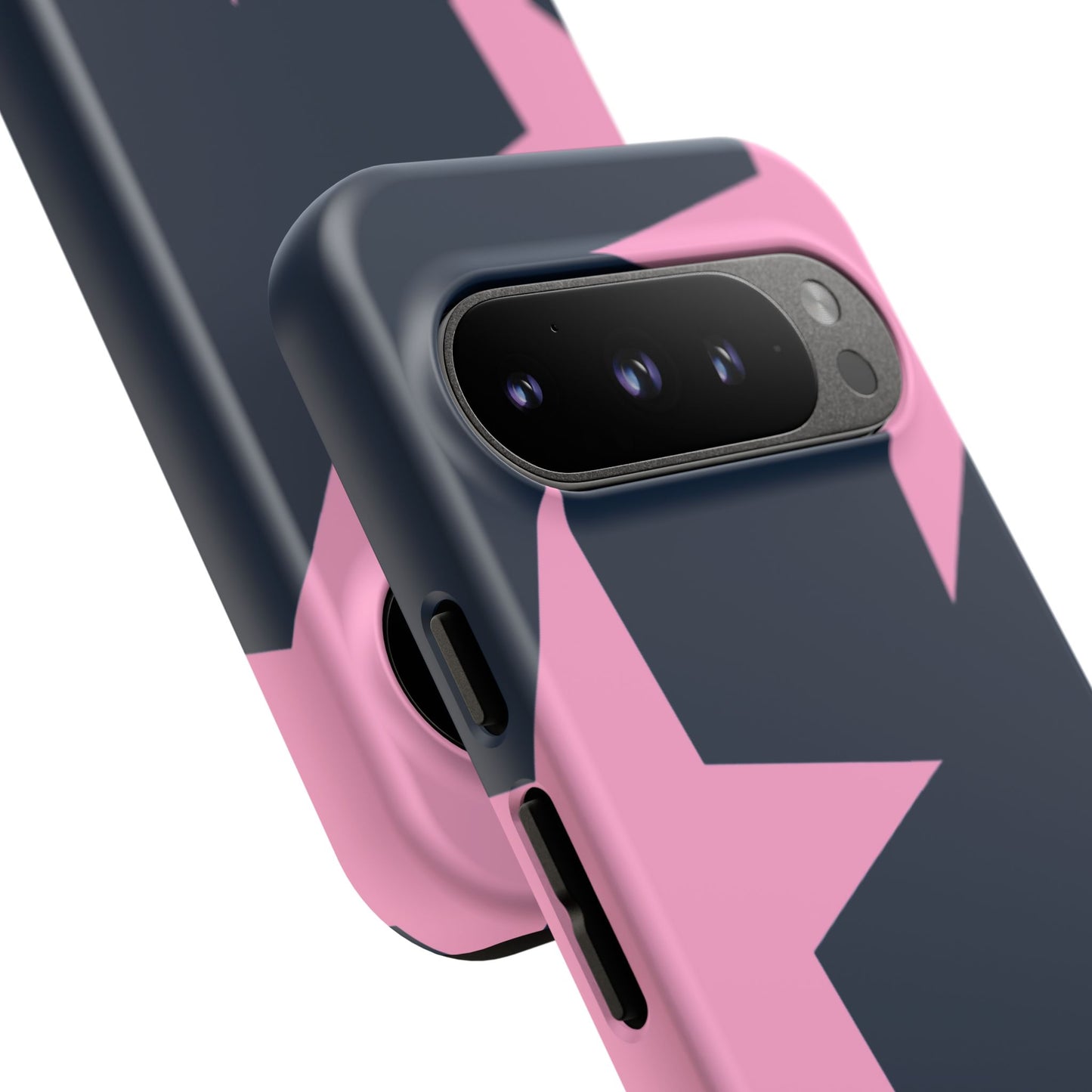 Navy & Pink Star Tough Cover