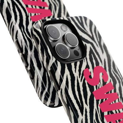 Zebra Print  "SWAG" Tough Case