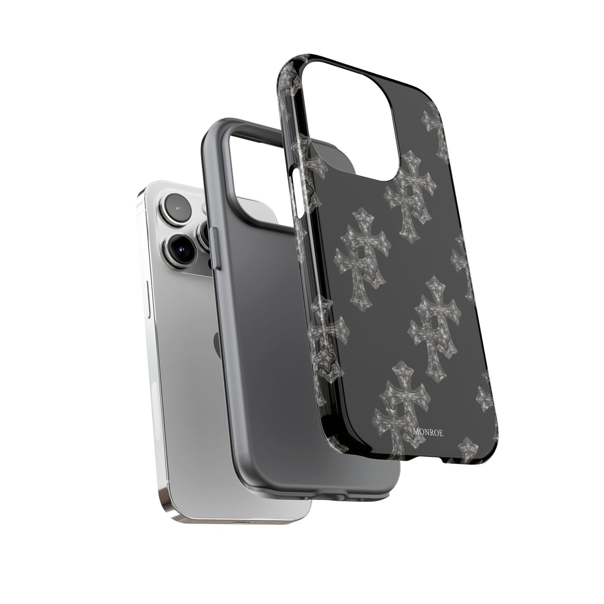 Black Crystal Cross Tough Case