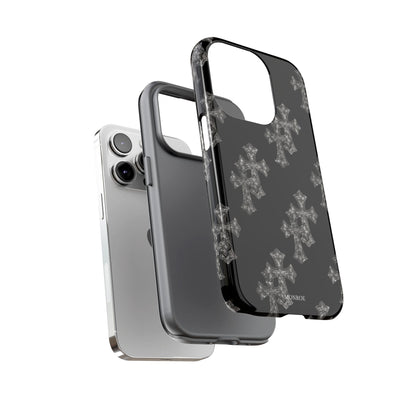Black Crystal Cross Tough Case