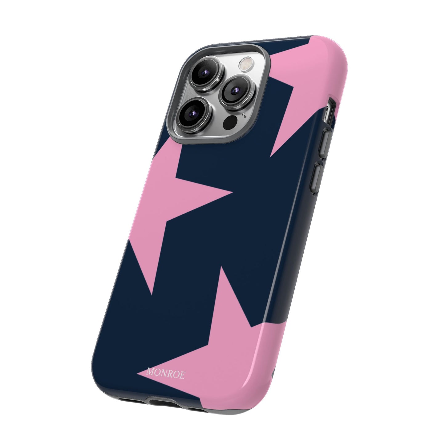 Navy & Pink Star Tough Cover