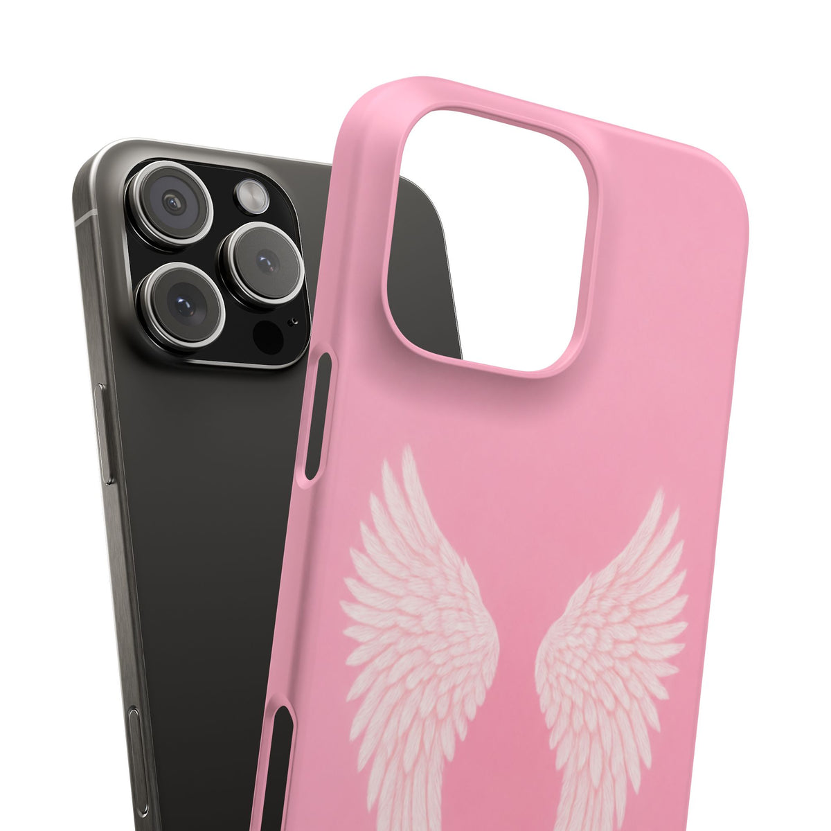 Pink Angel Wings Case