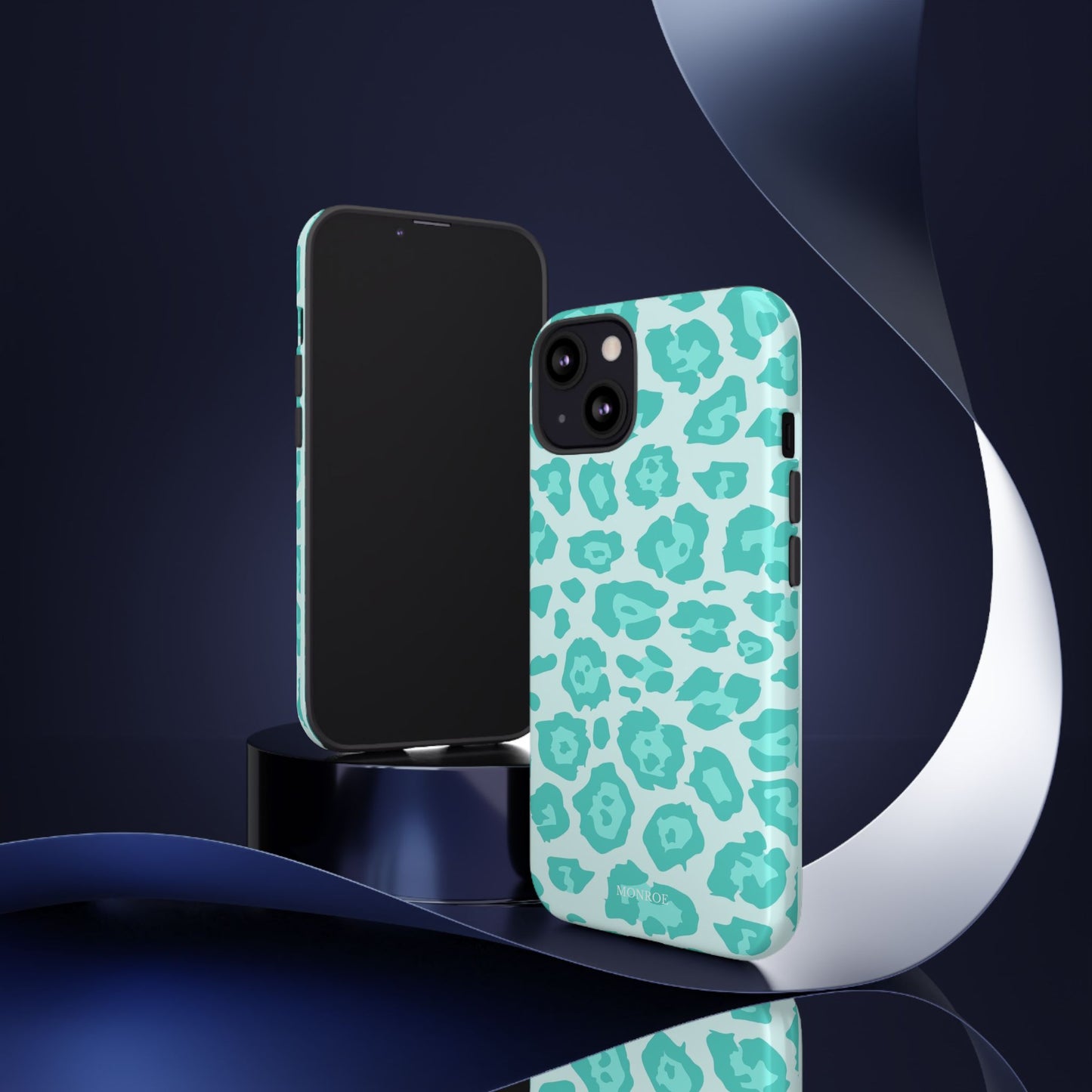 Teal Leopard Tough Case