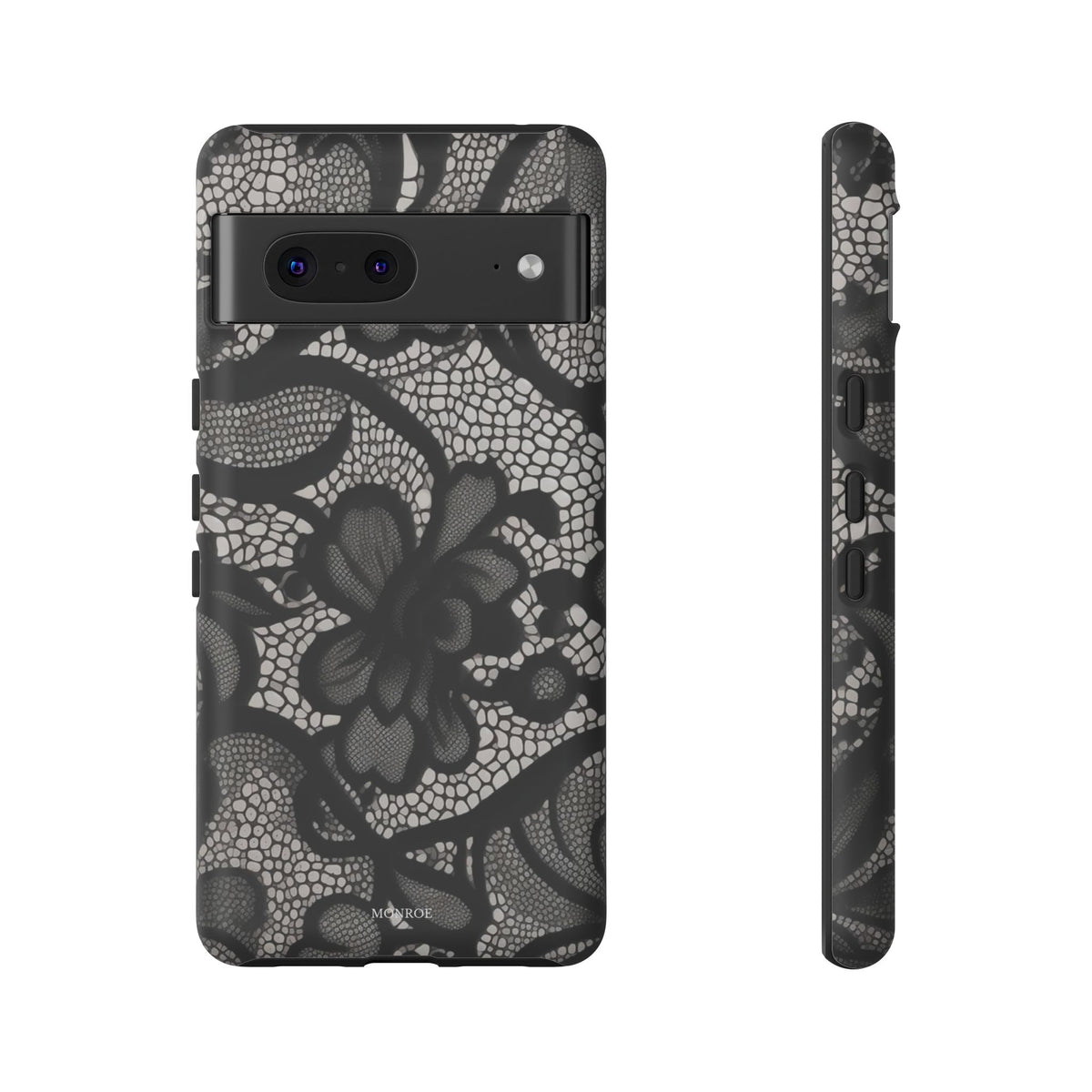 Black Floral Vintage Case