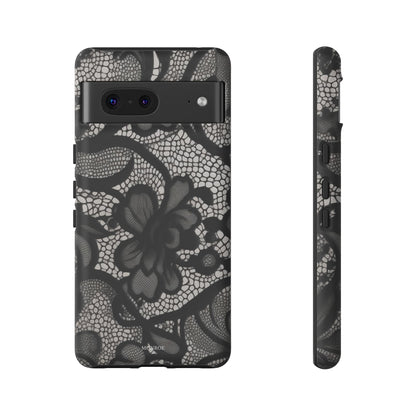 Black Floral Vintage Case