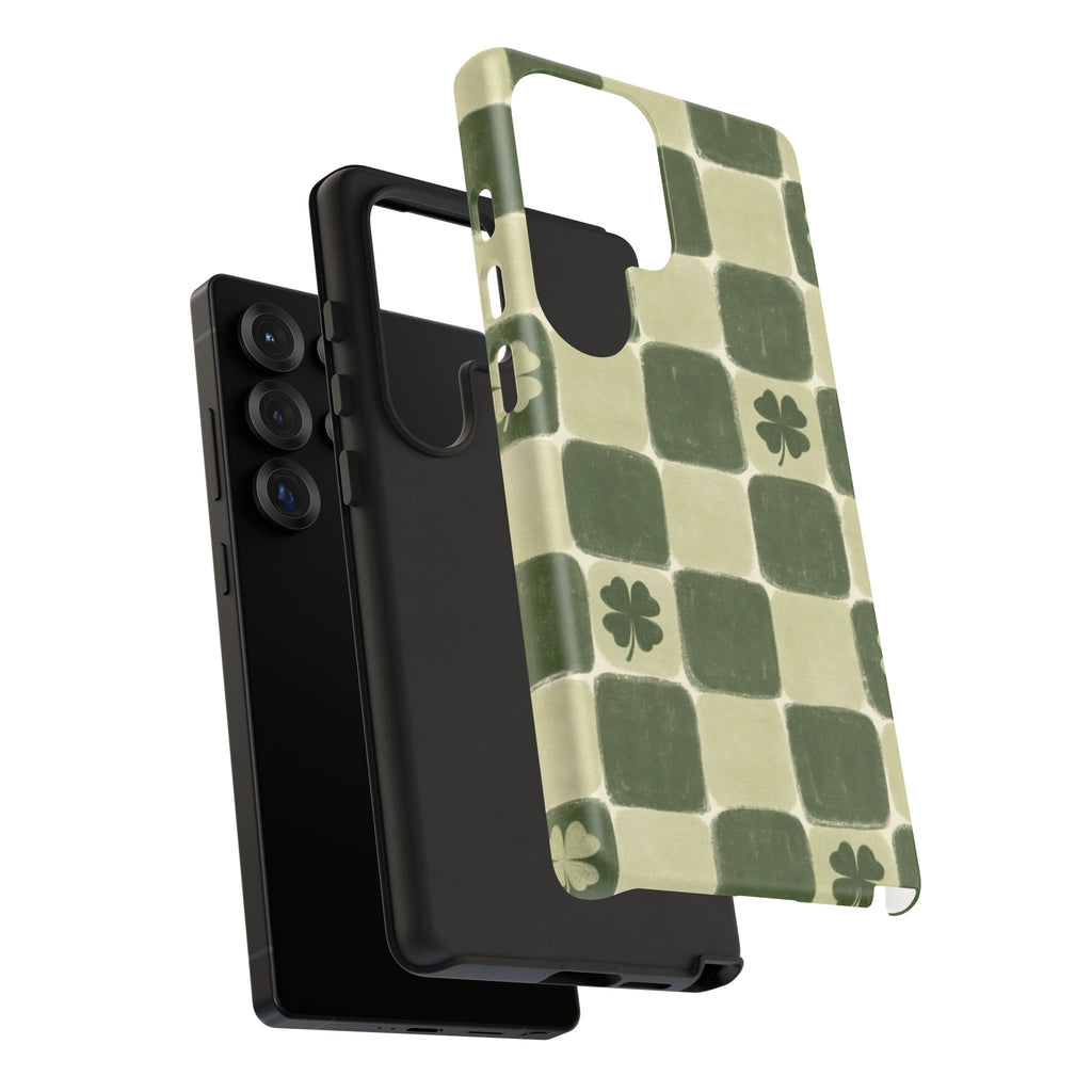 Clover Checker Tough Phone Case