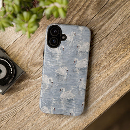 Swan Pattern Tough Case